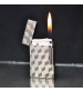 Hộp Quẹt Bật Lửa Gas Đá S.T Dupont D49 Thiết Kế Họa Tiết Caro Hộp Vuông 3D Độc Đáo - Dùng Gas Đá Cao Cấp
