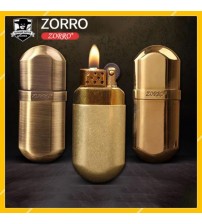Hộp Quẹt Bật Lửa Xăng Đá Zorro Z516 Bằng Đồng Cao Cấp