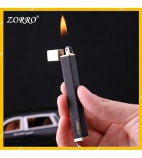 Hộp Quẹt Bật Lửa Gas Đá Nhỏ Gọn Zorro ZX503 Thiết Kế Đẹp Độc Lạ - Dùng Gas Đá Cao Cấp