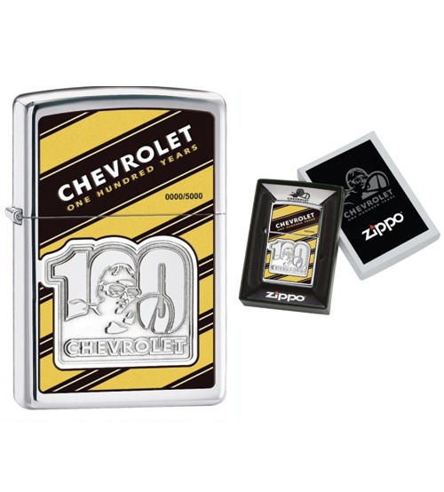 Encendedor Zippo Chevrolet 100 Aniversario Edicion Limitada